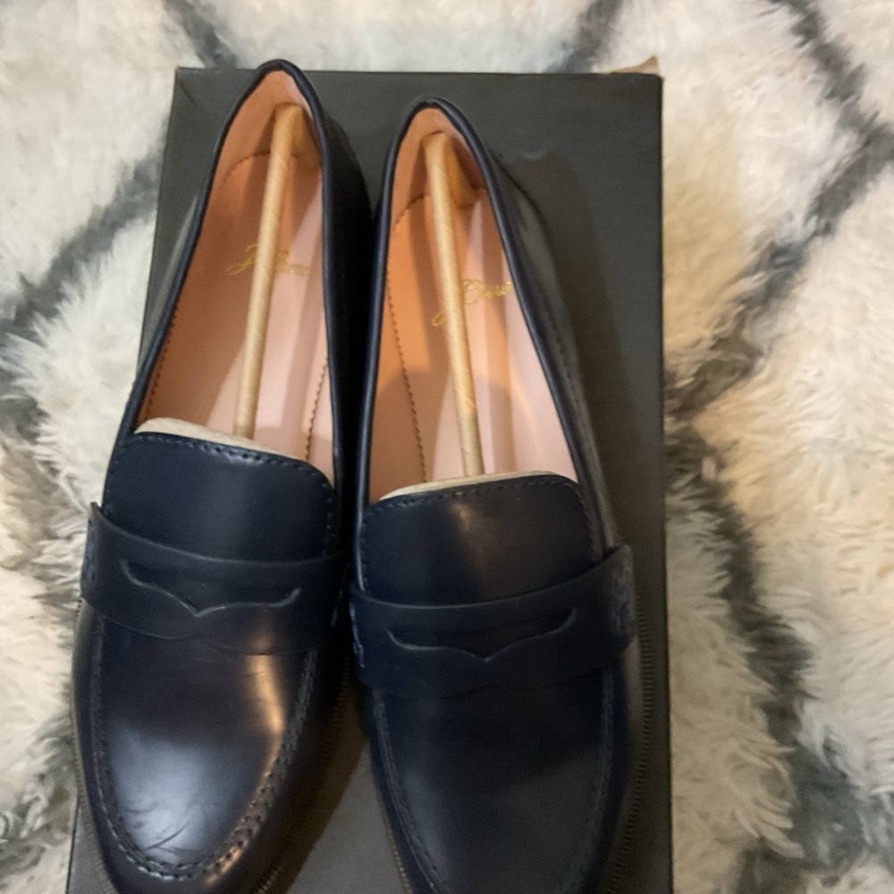 Women’s Navy Loafers